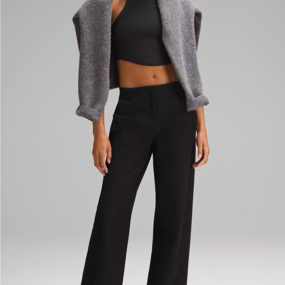 Lululemon Athletica Black Wide Leg Pants